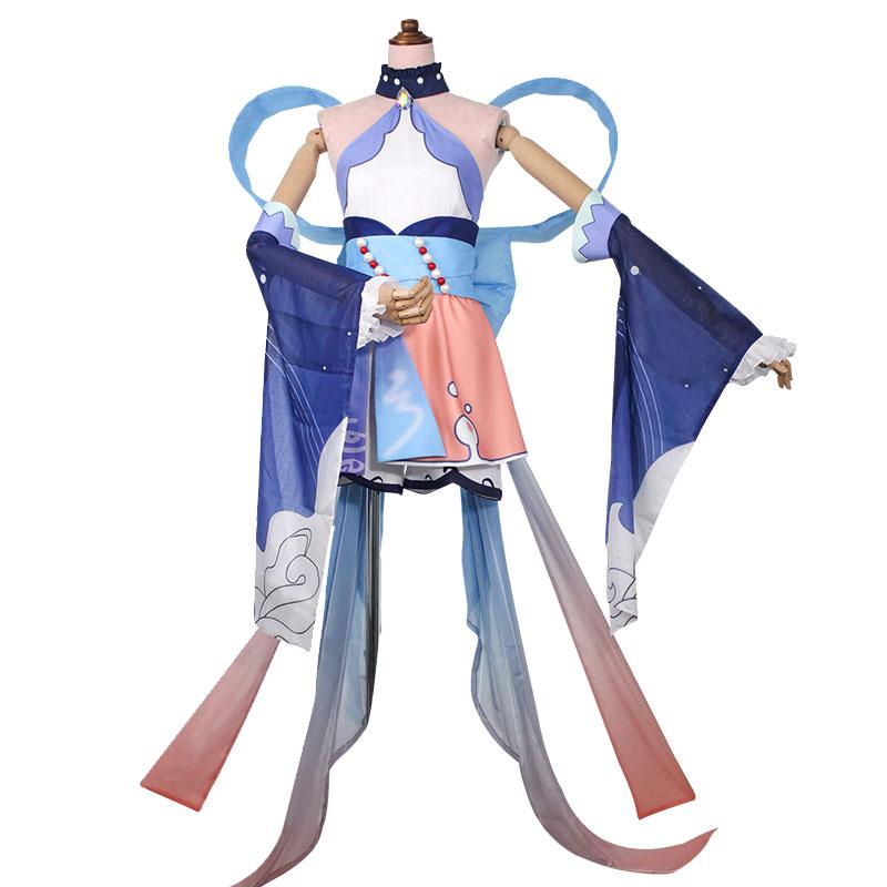 Juego Genshin Impact Mimi Water Catalyst Cosplay Disfraces