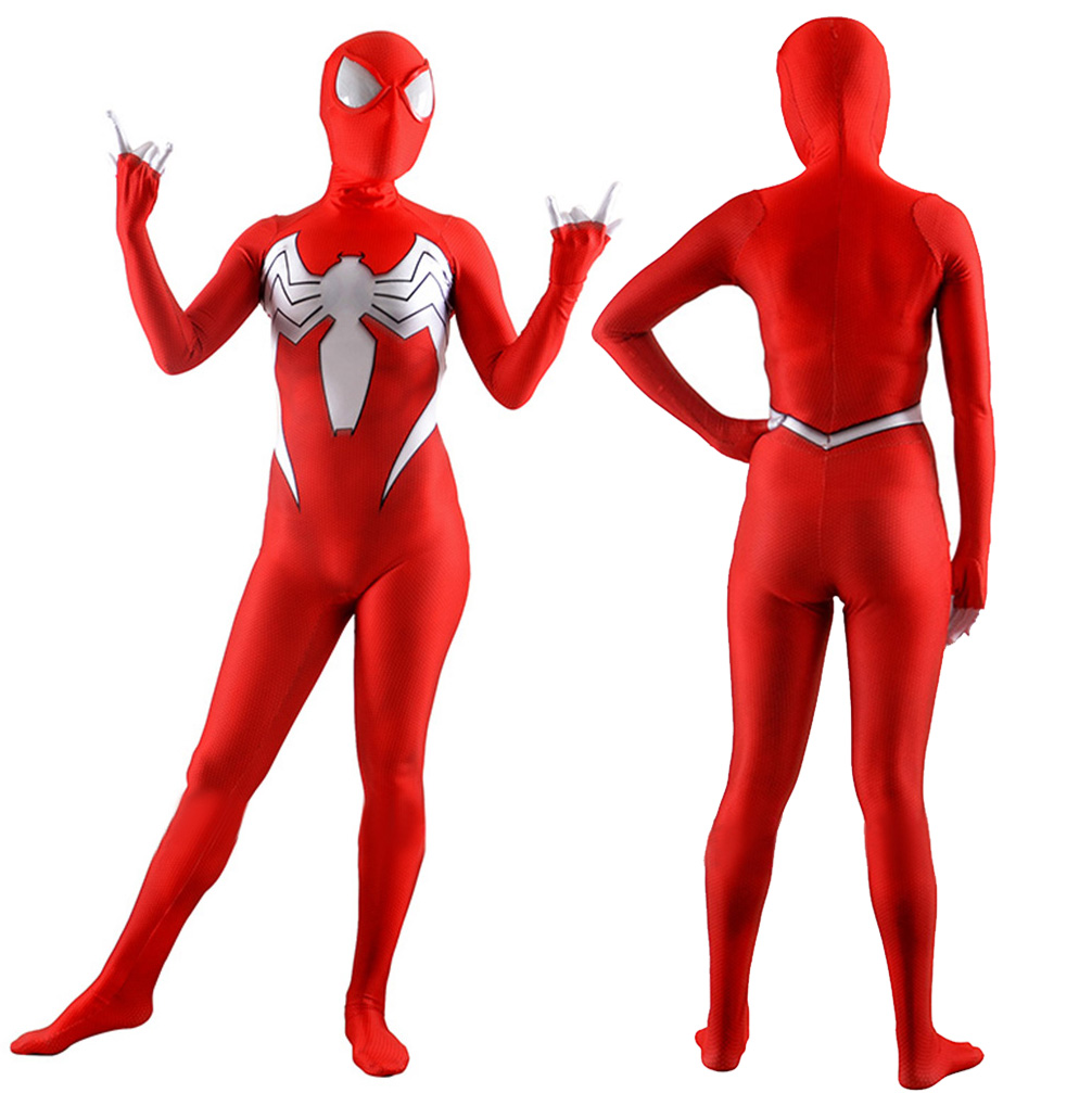 Ultimate Spider Woman Creative Funny Disfraces para el traje de mono de  Bodysuit de Halloween para adultos/niños